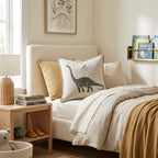 Brachiosaurus Silhouette Throw Pillow - Hillcroft Home