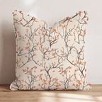 Branch & Ember Leaves Throw Pillow - Hillcroft Home