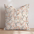 Branch & Ember Leaves Throw Pillow - Hillcroft Home