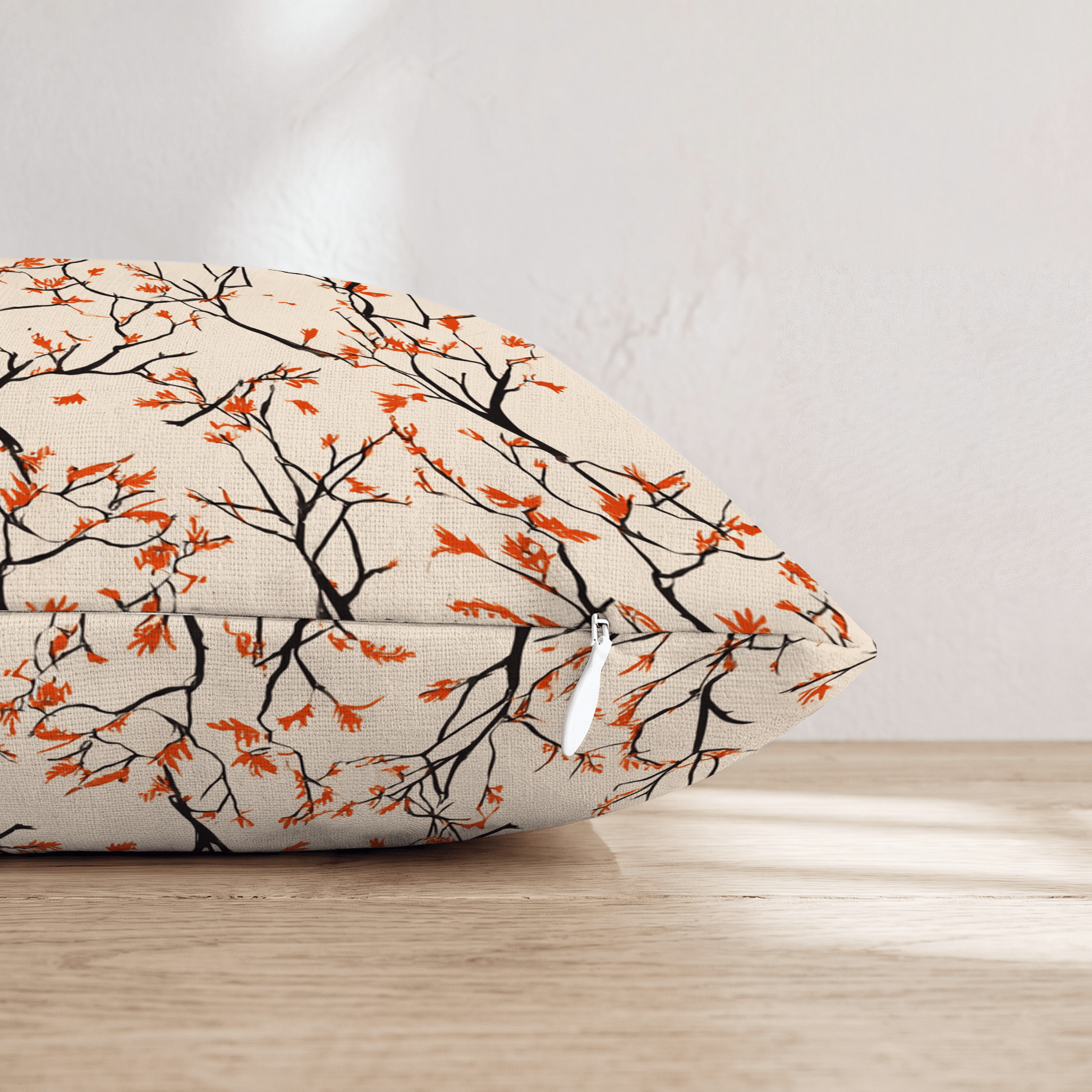 Branch & Ember Leaves Throw Pillow - Hillcroft Home
