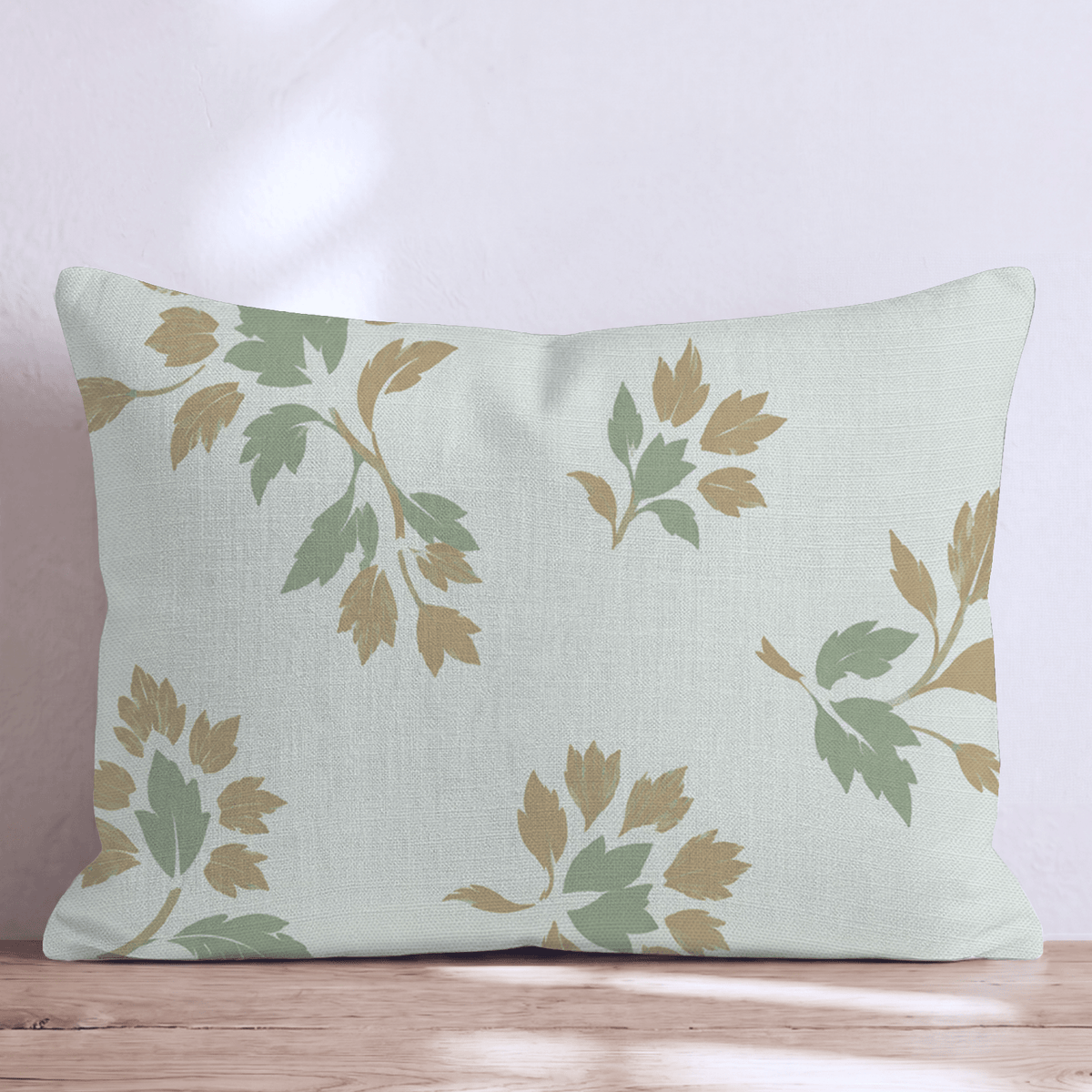 Briarwood Bloom Mint Throw Pillow throw pillow - Hillcroft Home