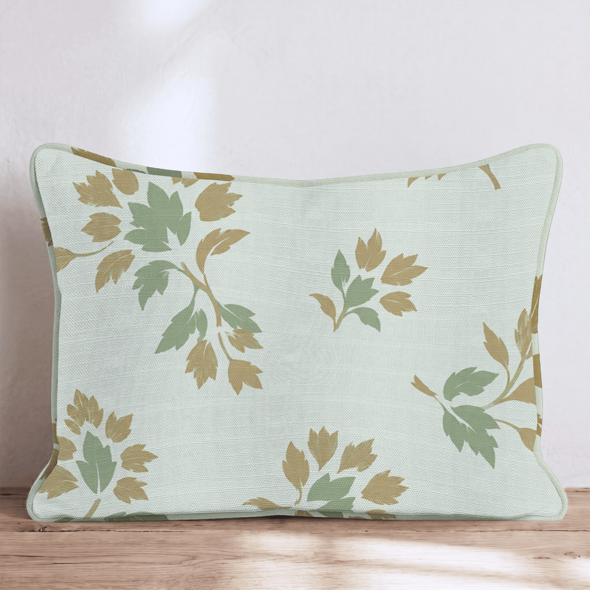 Briarwood Bloom Mint Throw Pillow throw pillow - Hillcroft Home