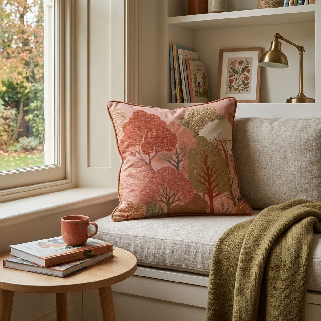 Bridget's Forest Throw Pillow - Hillcroft Home