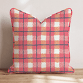 Bright Autumn Gingham Throw Pillow - Hillcroft Home