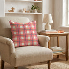 Bright Autumn Gingham Throw Pillow - Hillcroft Home