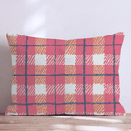 Bright Autumn Gingham Throw Pillow - Hillcroft Home