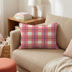 Bright Autumn Gingham Throw Pillow - Hillcroft Home