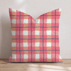 Bright Autumn Gingham Throw Pillow - Hillcroft Home