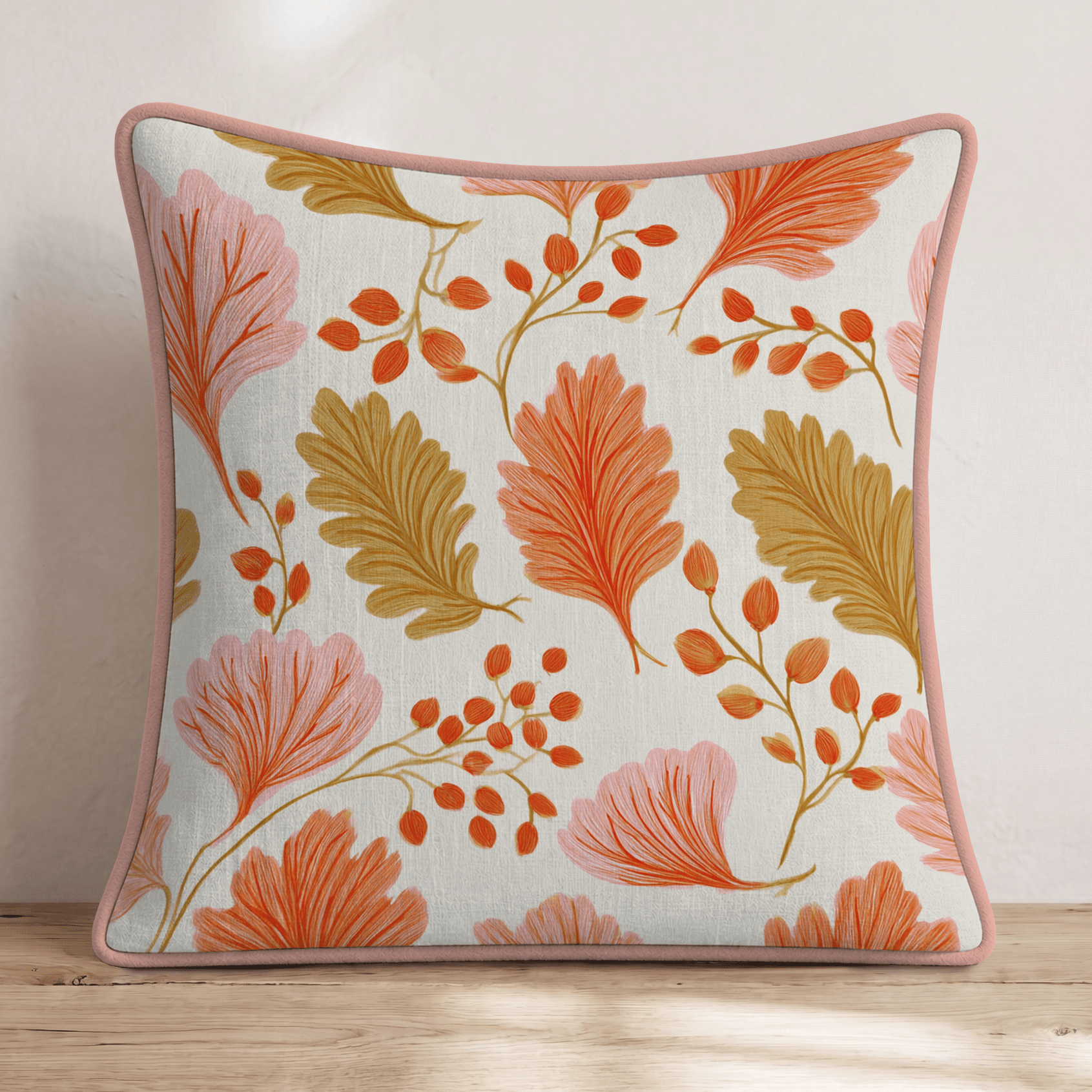 Bright Autumn Throw Pillow - Hillcroft Home