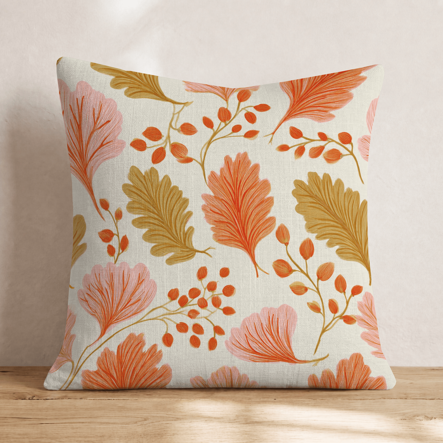 Bright Autumn Throw Pillow - Hillcroft Home