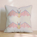 Bright Bats Throw Pillow - Hillcroft Home