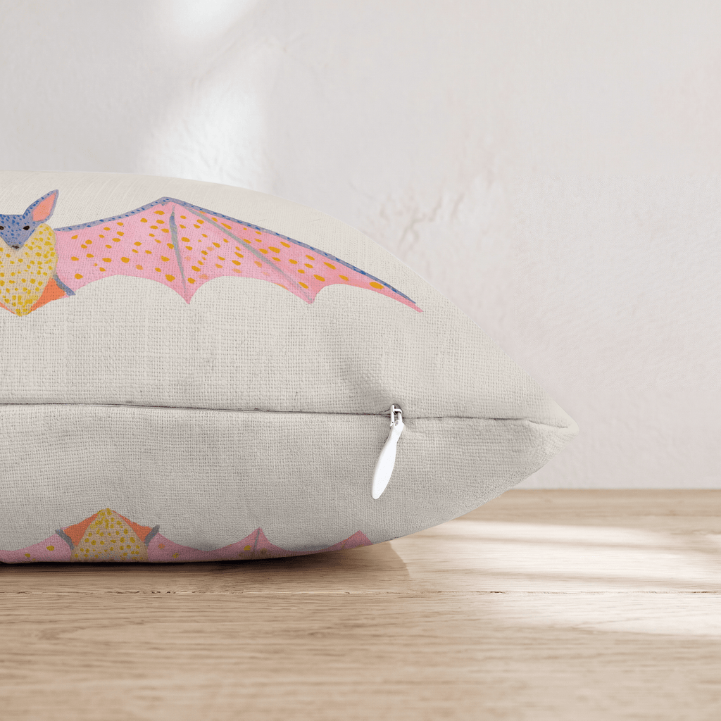 Bright Bats Throw Pillow - Hillcroft Home