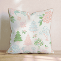 Bright Chinoiserie Holiday Throw Pillow - Hillcroft Home