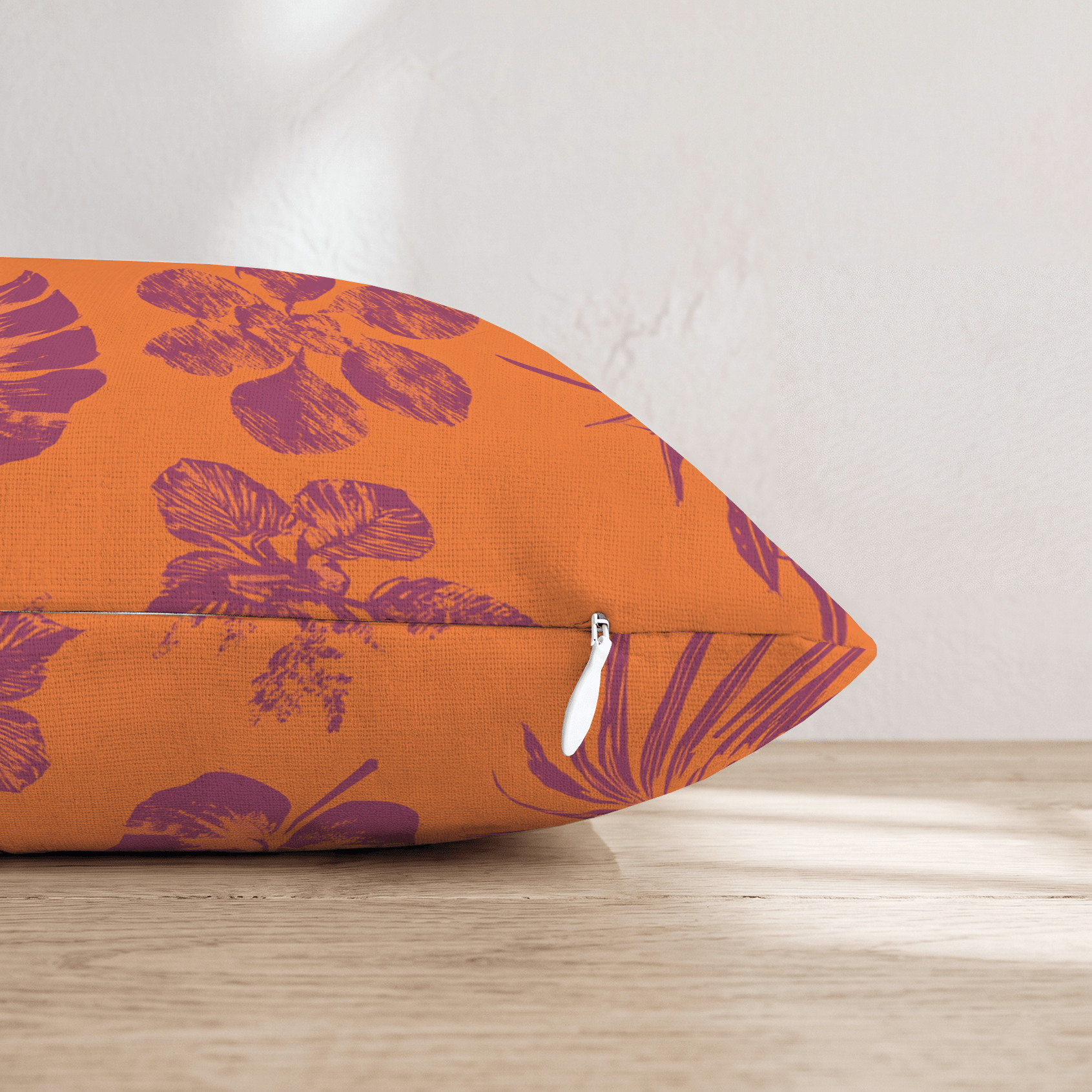 Bright Palms Throw Pillow - Hillcroft Home
