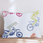 Bright Racers Throw Pillow - Hillcroft Home
