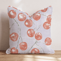Bright Red Cherries Throw Pillow - Hillcroft Home