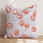 Bright Red Cherries Throw Pillow - Hillcroft Home