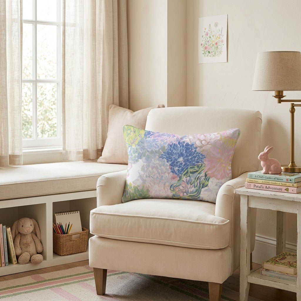 Bright Undersea Throw Pillow - Hillcroft Home