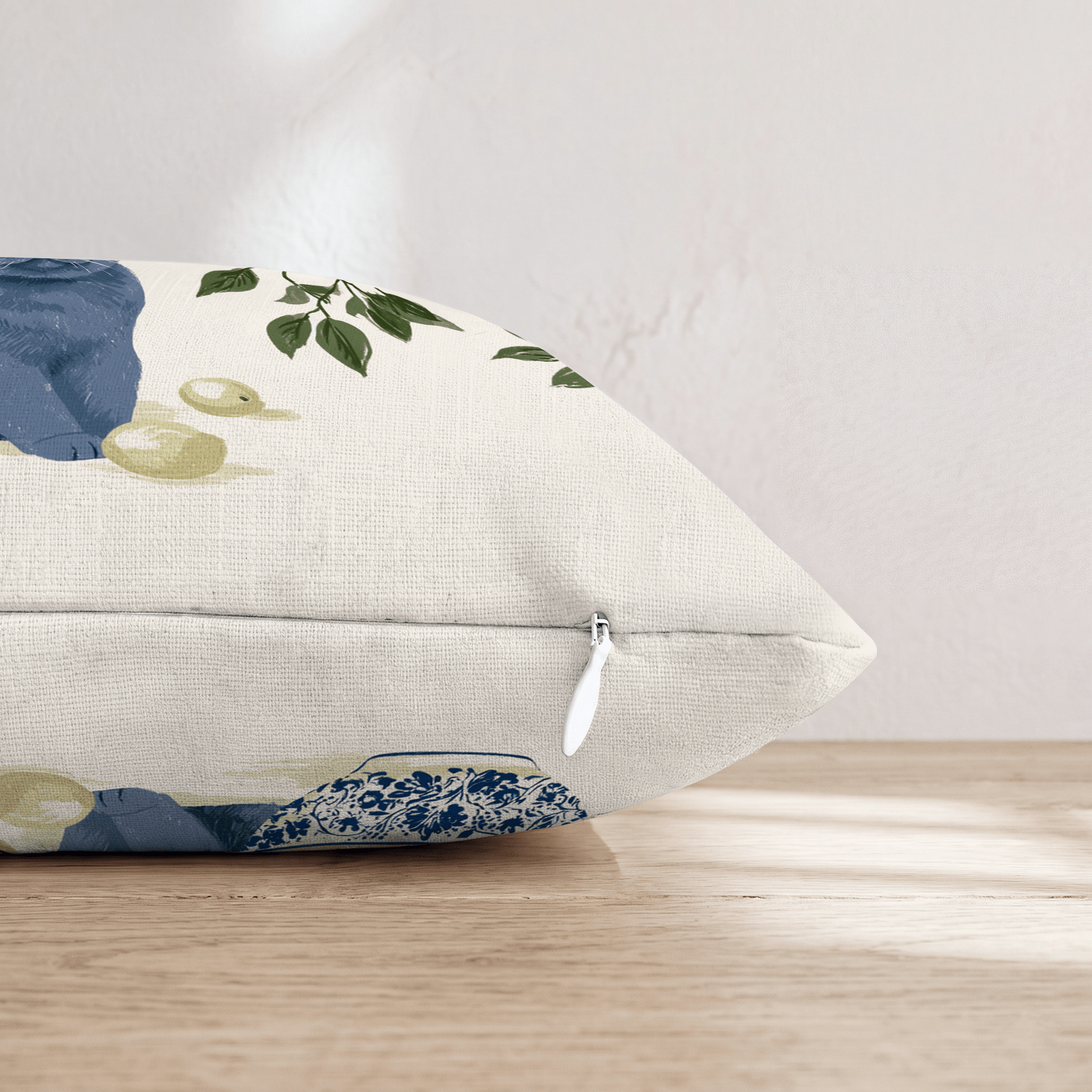 British Shorthair Lemon Tree Throw Pillow - Hillcroft Home