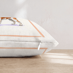 Brittany Coffee Throw Pillow - Hillcroft Home