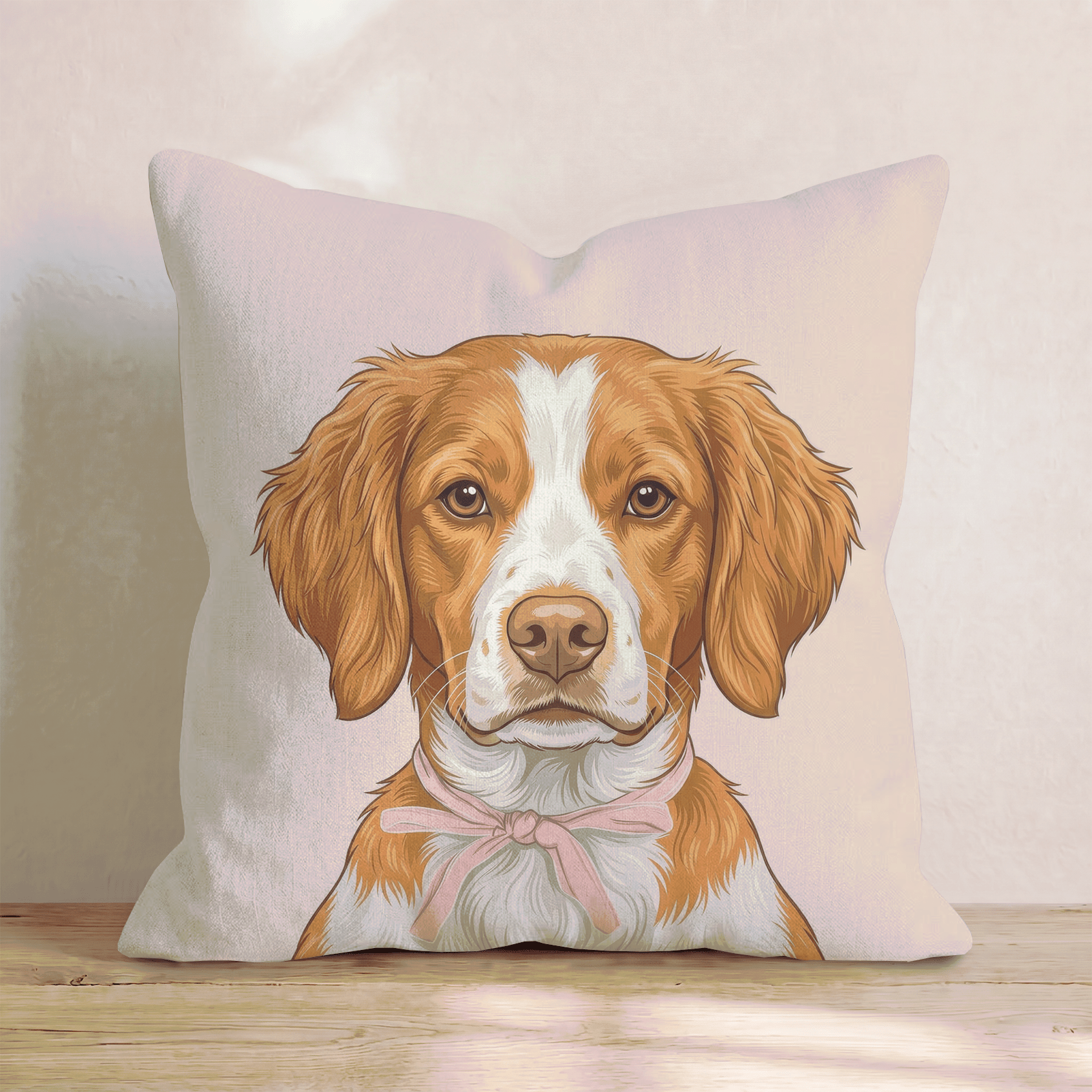 Brittany Portrait Throw Pillow - Hillcroft Home