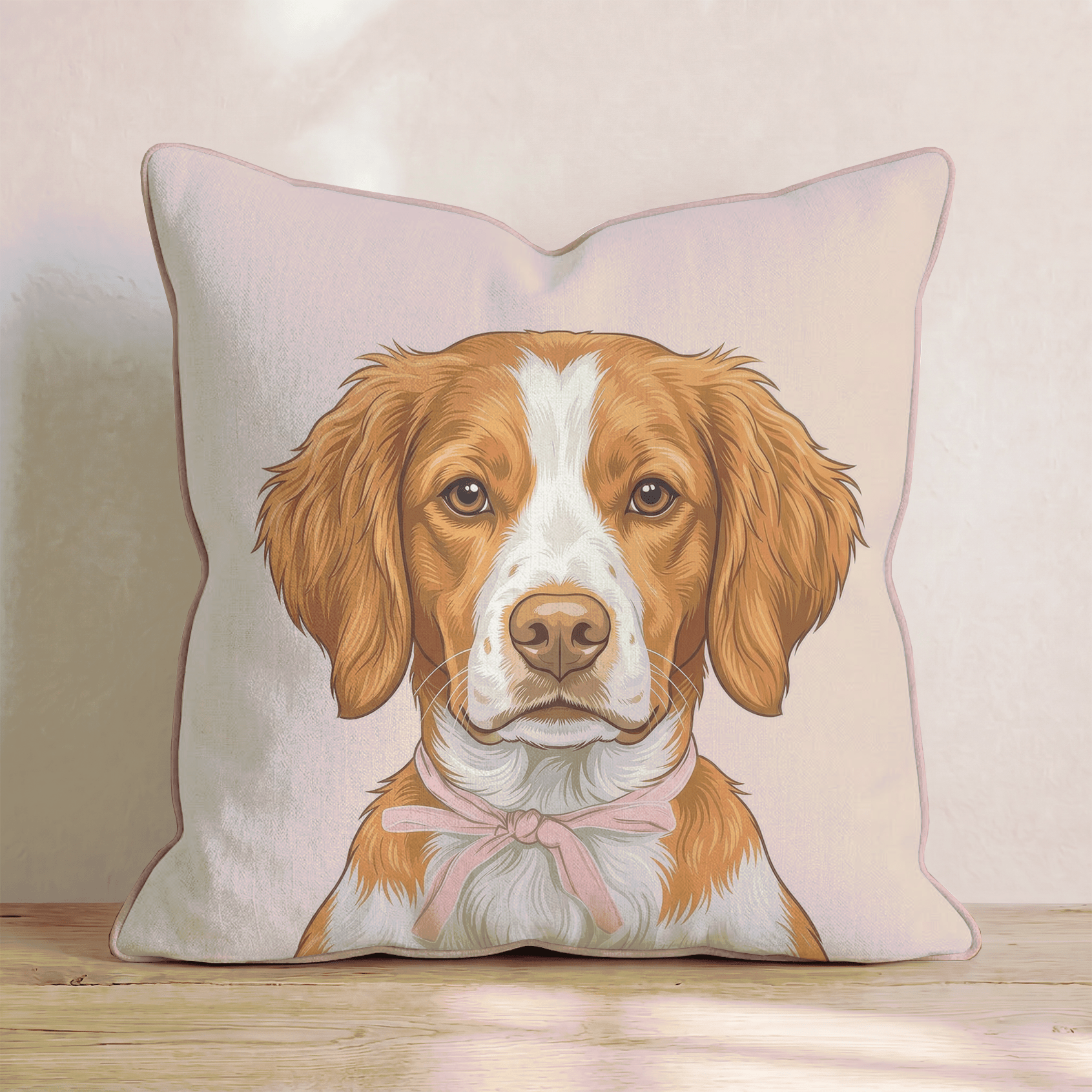 Brittany Portrait Throw Pillow - Hillcroft Home