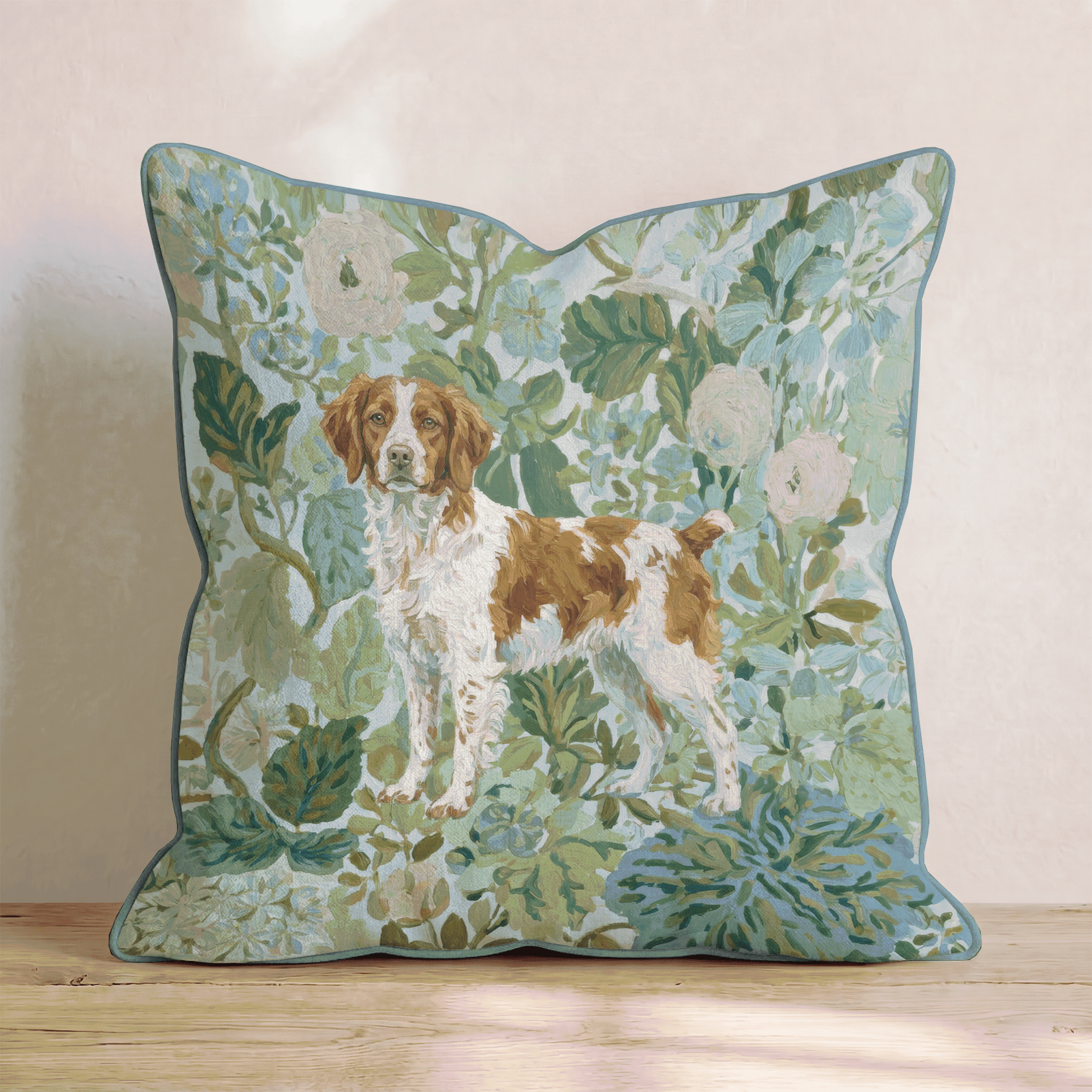 Brittany Power Throw Pillow - Hillcroft Home