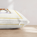 Brittany Spaniel Matcha Throw Pillow - Hillcroft Home
