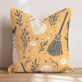 Brooms and Scaries Throw Pillow - Hillcroft Home
