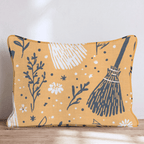 Brooms and Scaries Throw Pillow - Hillcroft Home