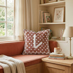 Brown Polka Dot L Throw Pillow - Hillcroft Home