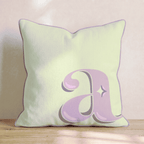 Bubblegum A Throw Pillow - Hillcroft Home