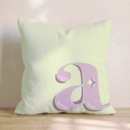 Bubblegum A Throw Pillow - Hillcroft Home