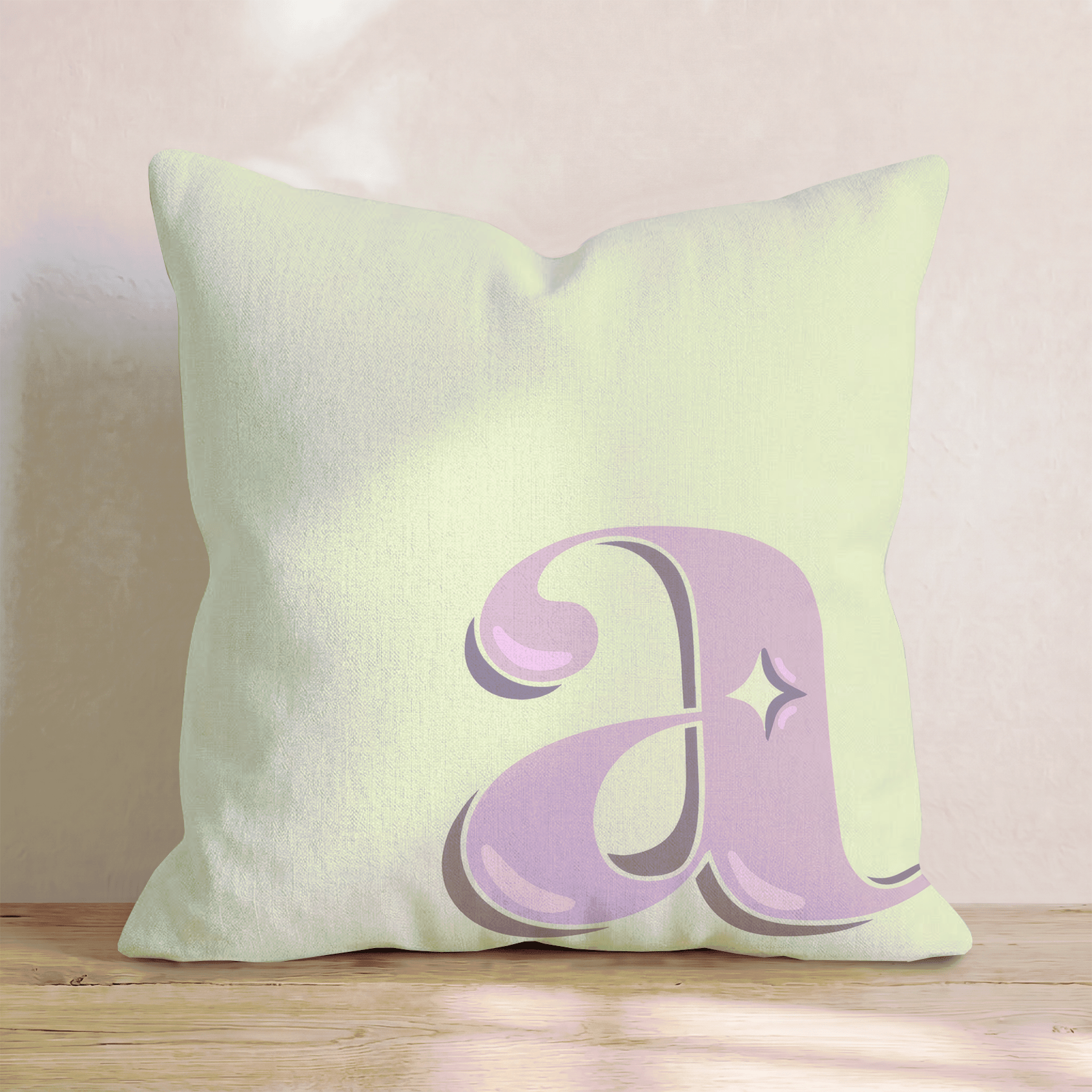 Bubblegum A Throw Pillow - Hillcroft Home