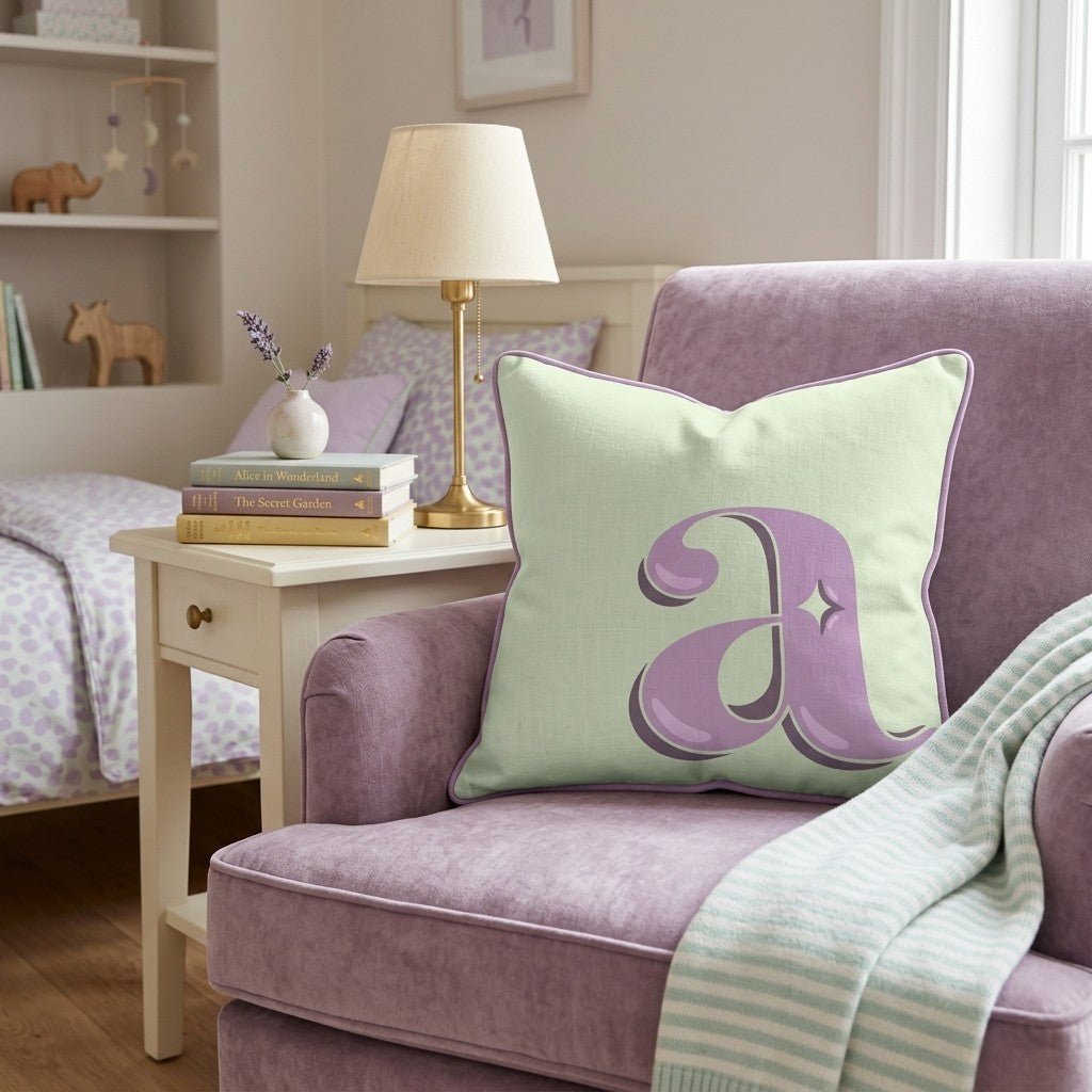 Bubblegum A Throw Pillow - Hillcroft Home