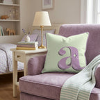 Bubblegum A Throw Pillow - Hillcroft Home