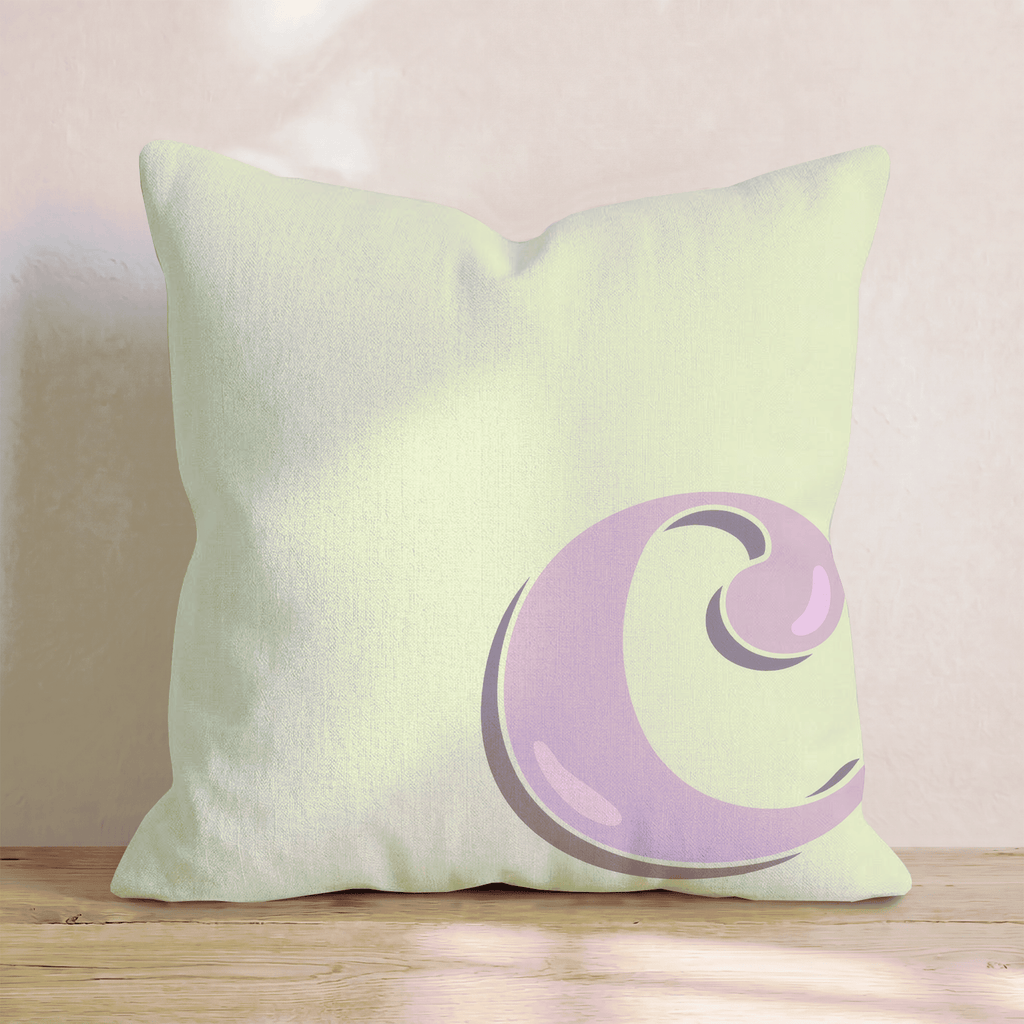 Bubblegum C Throw Pillow - Hillcroft Home