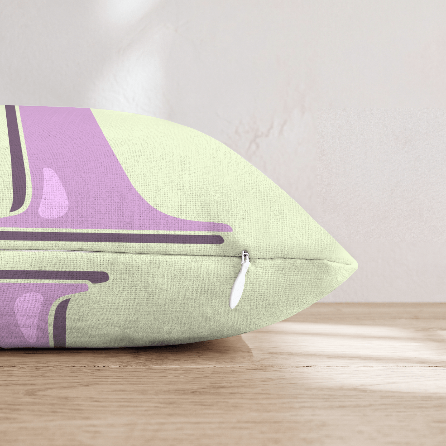 Bubblegum F Throw Pillow - Hillcroft Home