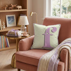 Bubblegum F Throw Pillow - Hillcroft Home