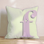 Bubblegum F Throw Pillow - Hillcroft Home