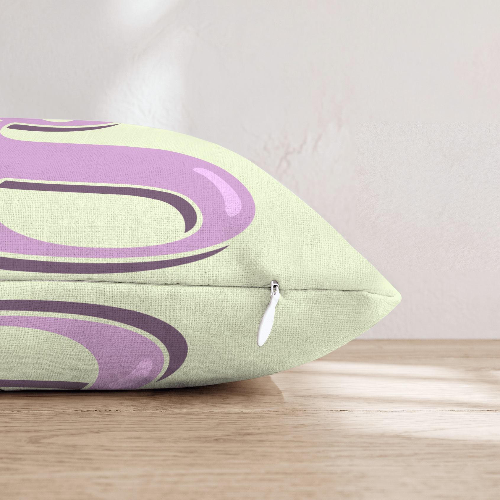 Bubblegum G Throw Pillow - Hillcroft Home
