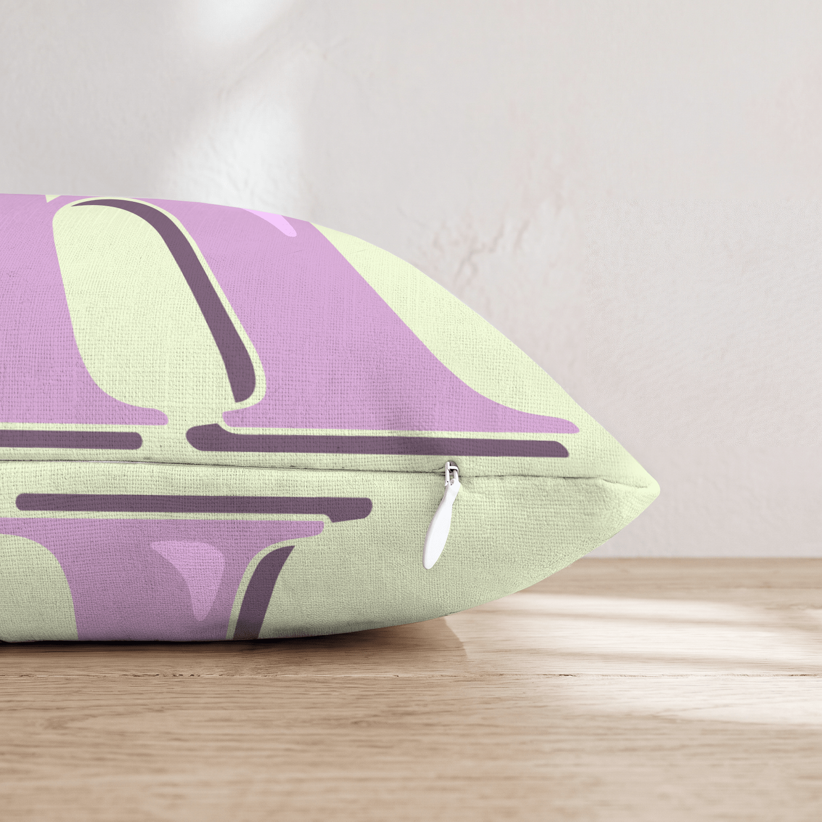 Bubblegum H Throw Pillow - Hillcroft Home