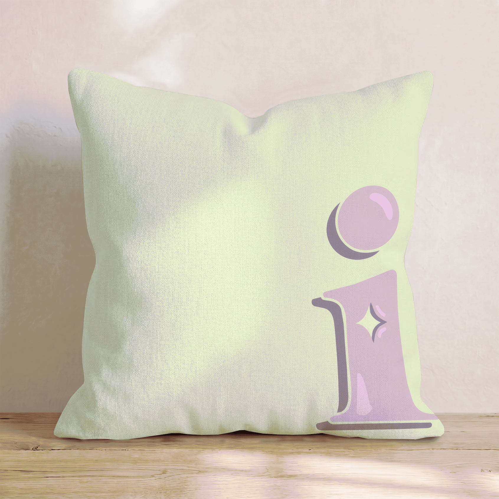 Bubblegum I Throw Pillow - Hillcroft Home