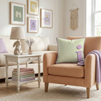 Bubblegum I Throw Pillow - Hillcroft Home