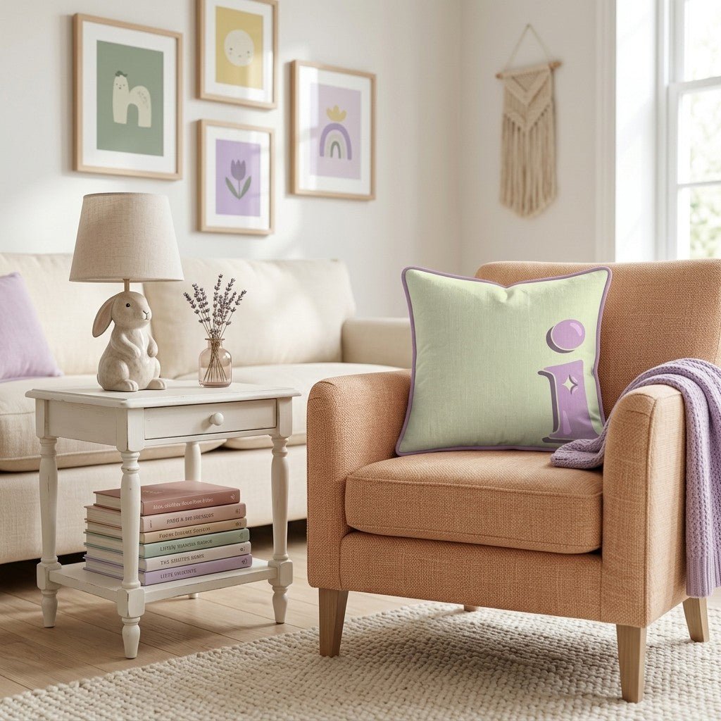 Bubblegum I Throw Pillow - Hillcroft Home