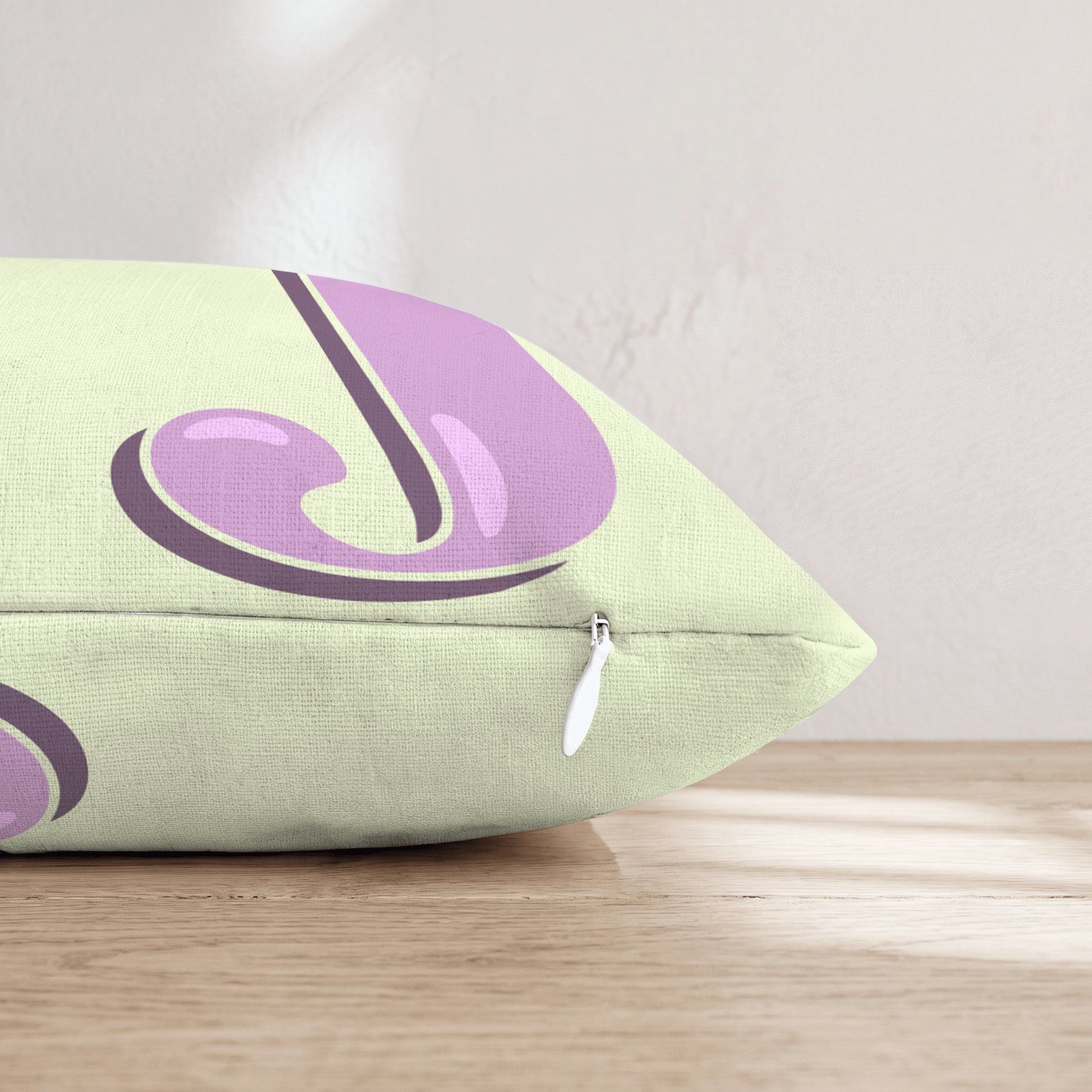 Bubblegum J Throw Pillow - Hillcroft Home