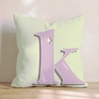 Bubblegum K Throw Pillow - Hillcroft Home