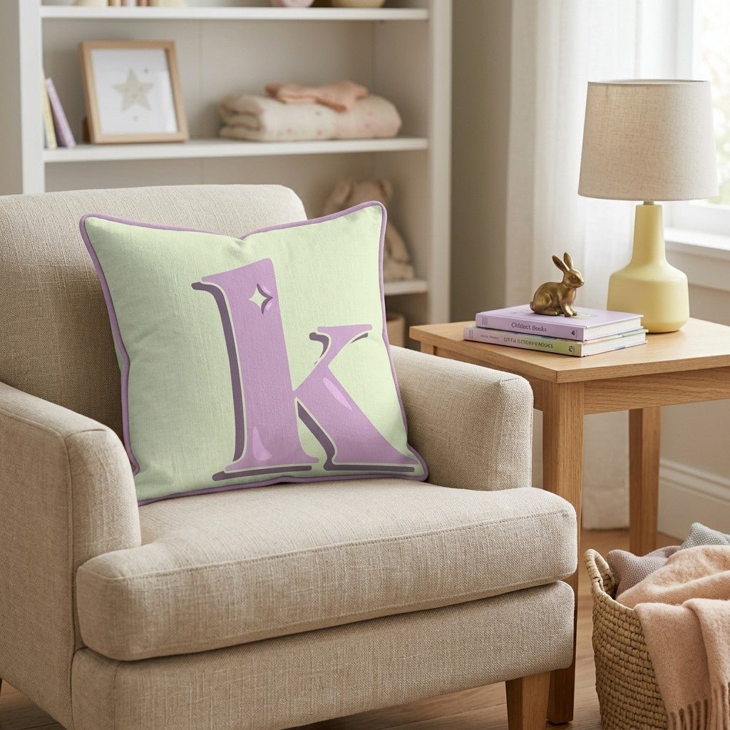 Bubblegum K Throw Pillow - Hillcroft Home