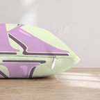 Bubblegum K Throw Pillow - Hillcroft Home