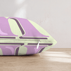 Bubblegum M Throw Pillow - Hillcroft Home